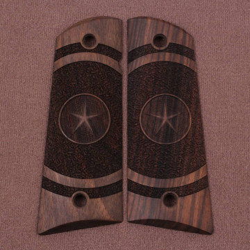 All 1911's Model Wooden (Turkish Walnut) Lazer Logo Handgun Grip