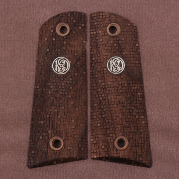 All 1911's Model Wooden (Turkish Walnut) Silver Logo Handgun Grip