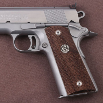All 1911's Model Wooden (Turkish Walnut) Silver Logo Handgun Grip