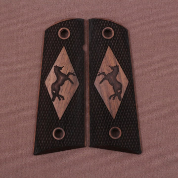 All 1911's Model Wooden (Turkish Walnut) Lazer Logo Handgun Grip