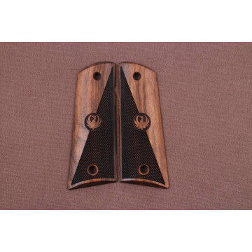 All 1911's Model Wooden (Turkish Walnut) Lazer Logo Handgun Grip