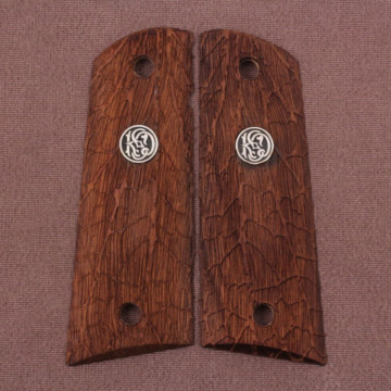 All 1911's Model Wooden (Turkish Walnut) Silver Logo Handgun Grip