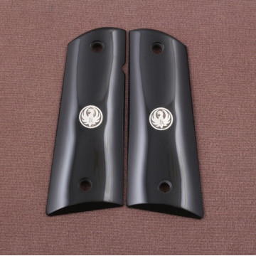 All 1911's Model (Acrylic Black) Silver Logo Handgun Grip
