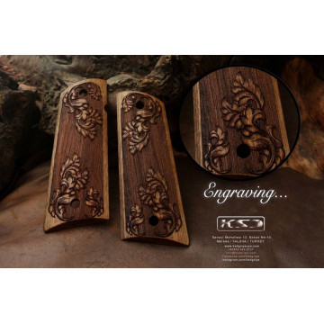 All 1911's Model Wooden (Turkish Walnut) Handgun Grip