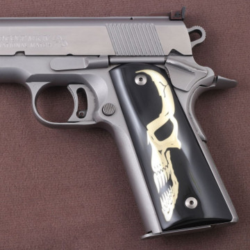All 1911's Model (Acrylic Black) Brass Logo (Big) Handgun Grip
