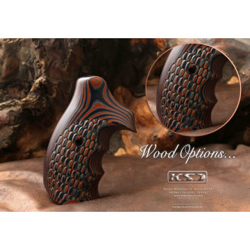Smith Wesson K/L/X - Frame Round Butt (Micarta) Handgun Grip