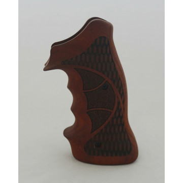 Smith Wesson K/L - Frame Square Butt Wooden (Rosewood) Handgun Grip