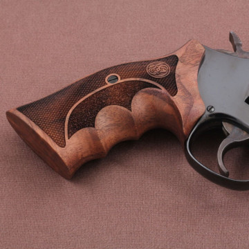 Smith Wesson K/L - Frame Square Butt Wooden (Turkish Walnut) Lazer Logo Handgun Grip