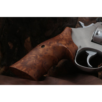 Smith Wesson K/L - Frame Square Butt Wooden (Exotic Thuya) Handgun Grip