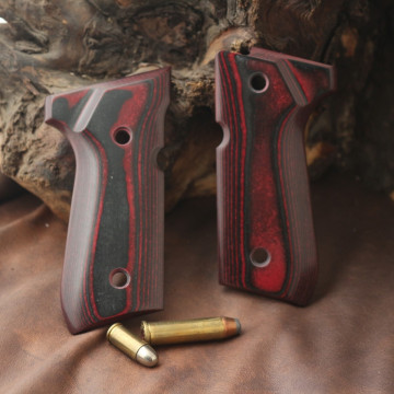 Beretta 92FS, 92, 92F, 92A1, 92FS INOX, 92G, 92D, 96, 96D, 96A1, M9, M9A1 (Micarta) Handgun Grip