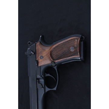 Beretta 92FS, 92, 92F, 92A1, 92FS INOX, 92G, 92D, 96, 96D, 96A1, M9, M9A1 Wooden (Turkish Walnut) TAC Mark Handgun Grip