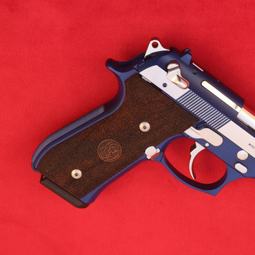 Beretta 92FS, 92, 92F, 92A1, 92FS INOX, 92G, 92D, 96, 96D, 96A1, M9, M9A1 Wooden (Turkish Walnut) Lazer Logo Handgun Grip