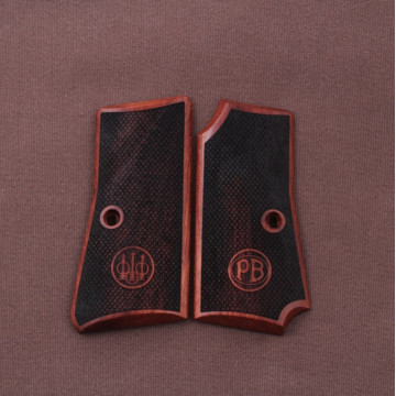Beretta M1934 Wooden (Rosewood) Lazer Logo Handgun Grip