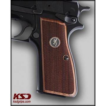 Browning MK3 Wooden (Turkish Walnut) Silver Logo Handgun Grip
