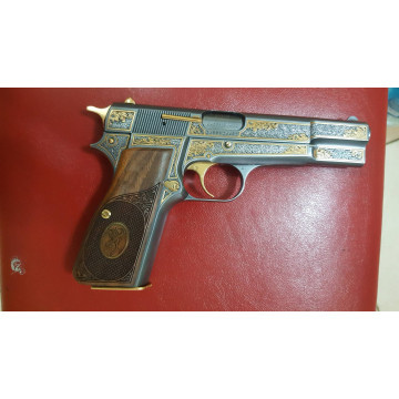 Browning MK3 Wooden (Turkish Walnut) Brass Logo Handgun Grip
