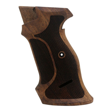 Sig P210-1 / P210-4 / P210-5 / P210-6 / DK M49 - With Lanyard Ring (Kordon Halkalı) Wooden (Turkish Walnut) Handgun Grip