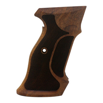 Sig P210-1 / P210-4 / P210-5 / P210-6 / DK M49 - With Lanyard Ring (Kordon Halkalı) Wooden (Turkish Walnut) Handgun Grip
