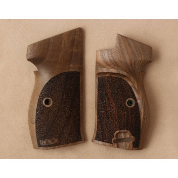 Sig P210-1 / P210-4 / P210-5 / P210-6 / DK M49 - With Lanyard Ring (Kordon Halkalı) Wooden (Turkish Walnut) TAC Mark Handgun Grip