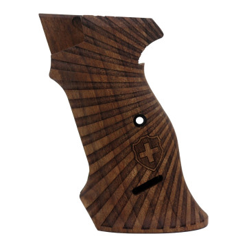 Sig P210-1 / P210-4 / P210-5 / P210-6 / DK M49 - With Lanyard Ring (Kordon Halkalı) Wooden (Turkish Walnut) Lazer Logo Handgun Grip
