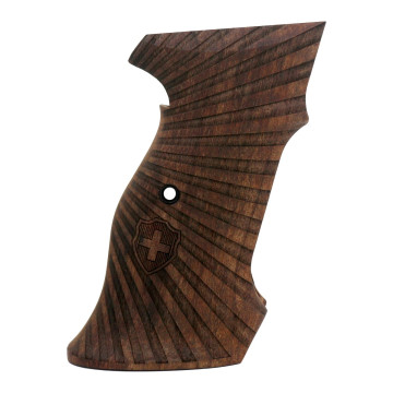 Sig P210-1 / P210-4 / P210-5 / P210-6 / DK M49 - With Lanyard Ring (Kordon Halkalı) Wooden (Turkish Walnut) Lazer Logo Handgun Grip
