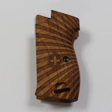 Sig P210-1 / P210-4 / P210-5 / P210-6 / DK M49 - With Lanyard Ring (Kordon Halkalı) Wooden (Turkish Walnut) Lazer Logo Handgun Grip