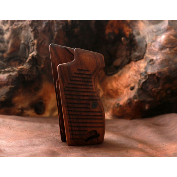 Sig P210-1 / P210-4 / P210-5 / P210-6 / DK M49 - With Lanyard Ring (Kordon Halkalı) Wooden (Turkish Walnut) Handgun Grip