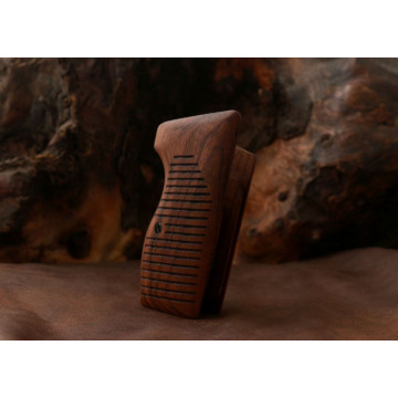Sig P210-1 / P210-4 / P210-5 / P210-6 / DK M49 - With Lanyard Ring (Kordon Halkalı) Wooden (Turkish Walnut) Handgun Grip