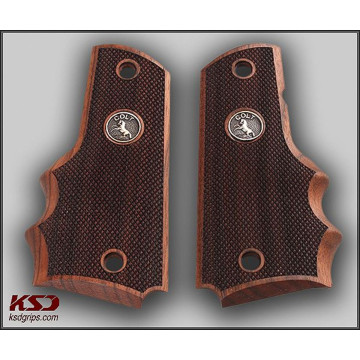 All 1911's Model Wooden (Turkish Walnut) Silver & Mine Logo Handgun Grip
