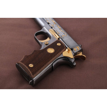 All 1911's Model Wooden (Turkish Walnut) Brass Logo Handgun Grip