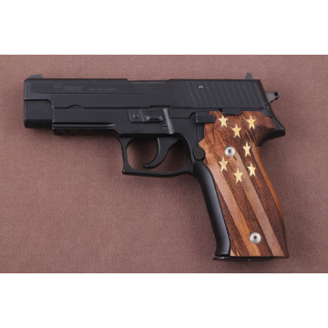 Sig Sauer P226 / P226 SL / P226 Sport / P226 Sport II / P226 Sport II SL / P226 Sport II SL PPC Wooden (Turkish Walnut) Brass Logo Handgun Grip