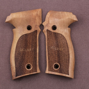 Sig Sauer P226 / P226 SL / P226 Sport / P226 Sport II / P226 Sport II SL / P226 Sport II SL PPC Wooden (Turkish Walnut) Lazer Logo Handgun Grip