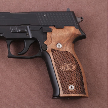 Sig Sauer P226 / P226 SL / P226 Sport / P226 Sport II / P226 Sport II SL / P226 Sport II SL PPC Wooden (Turkish Walnut) Lazer Logo Handgun Grip