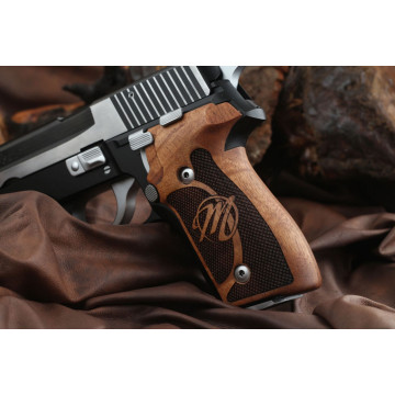 Sig Sauer P228 / P229 Wooden (Turkish Walnut) Lazer Logo Handgun Grip