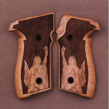 Sig Sauer P228 / P229 Wooden (Turkish Walnut) Lazer Logo Handgun Grip