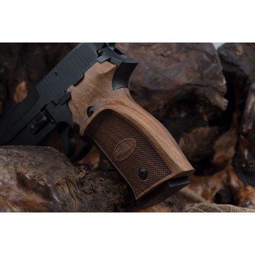 Sig Sauer P226 / P226 SL / P226 Sport / P226 Sport II / P226 Sport II SL / P226 Sport II SL PPC Wooden (Turkish Walnut) Lazer Logo Handgun Grip