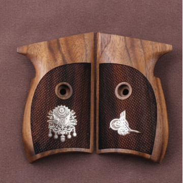 Sig Sauer P230 - P232 Wooden (Turkish Walnut) Silver Logo Handgun Grip