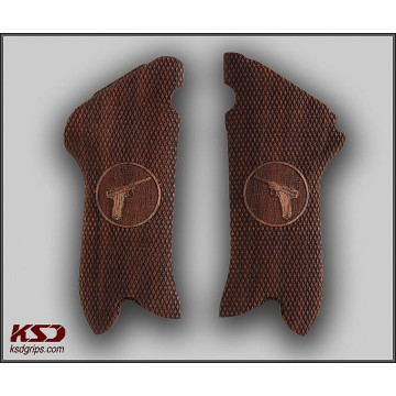 Luger P08 Wooden (Turkish Walnut) Lazer Logo Handgun Grip