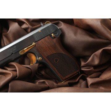 Germany Parabellum FireBird West Germany / Tokagypt 58 Hungarian Wooden (Turkish Walnut) Handgun Grip