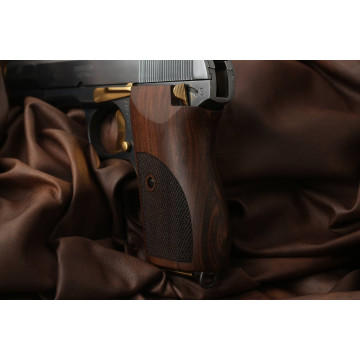 Germany Parabellum FireBird West Germany / Tokagypt 58 Hungarian Wooden (Turkish Walnut) Handgun Grip