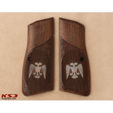 Browning MK3 Wooden (Turkish Walnut) Silver Logo Handgun Grip