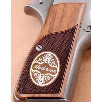 Browning MK3 Wooden (Turkish Walnut) Silver Logo Handgun Grip