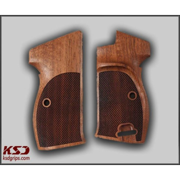 Sig P210-1 / P210-4 / P210-5 / P210-6 / DK M49 - With Lanyard Ring (Kordon Halkalı) Wooden (Turkish Walnut) Handgun Grip