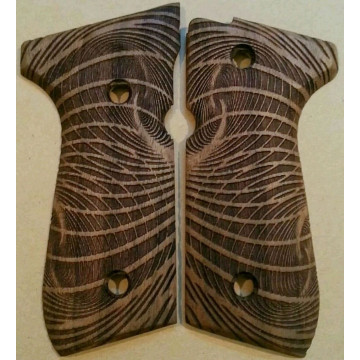 Beretta 92FS, 92, 92F, 92A1, 92FS INOX, 92G, 92D, 96, 96D, 96A1, M9, M9A1 Wooden (Turkish Walnut) Handgun Grip