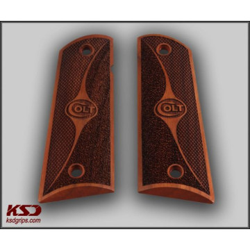 All 1911's Model Wooden (Rosewood) Lazer Logo Handgun Grip