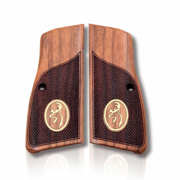 Browning MK3 Wooden (Turkish Walnut) Brass Logo Handgun Grip
