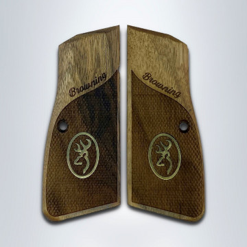Browning MK3 Wooden (Turkish Walnut) Brass Logo Handgun Grip
