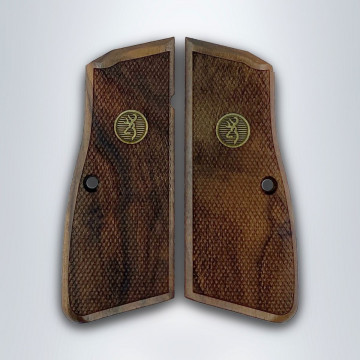 Browning MK3 Wooden (Turkish Walnut) Brass Logo Handgun Grip