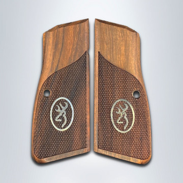 Browning MK3 Wooden (Turkish Walnut) Silver Logo Handgun Grip