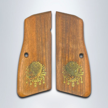 Browning MK3 Wooden (Turkish Walnut) Brass Logo Handgun Grip
