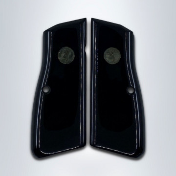 Browning MK3 (Acrylic Black) Brass Logo Handgun Grip
